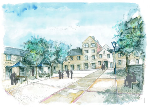 Richard Griffiths vision for 'Brewery Square', Lancaster